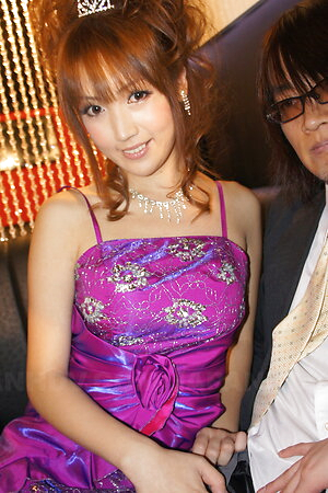 Saki, Yuki, Shiho, Karin, suck and ride cocks like some true whores.