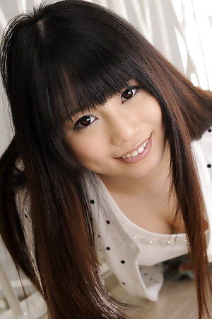 Slutty Miyu Shiina shows her cute big tits