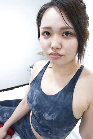 Yoga teacher Hina Chinen teases you with her transparent thong